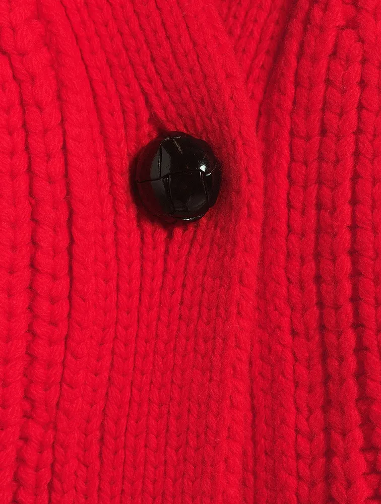 Wool Knit Cardigan