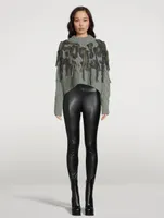 Faux Leather x Cotton Leggings