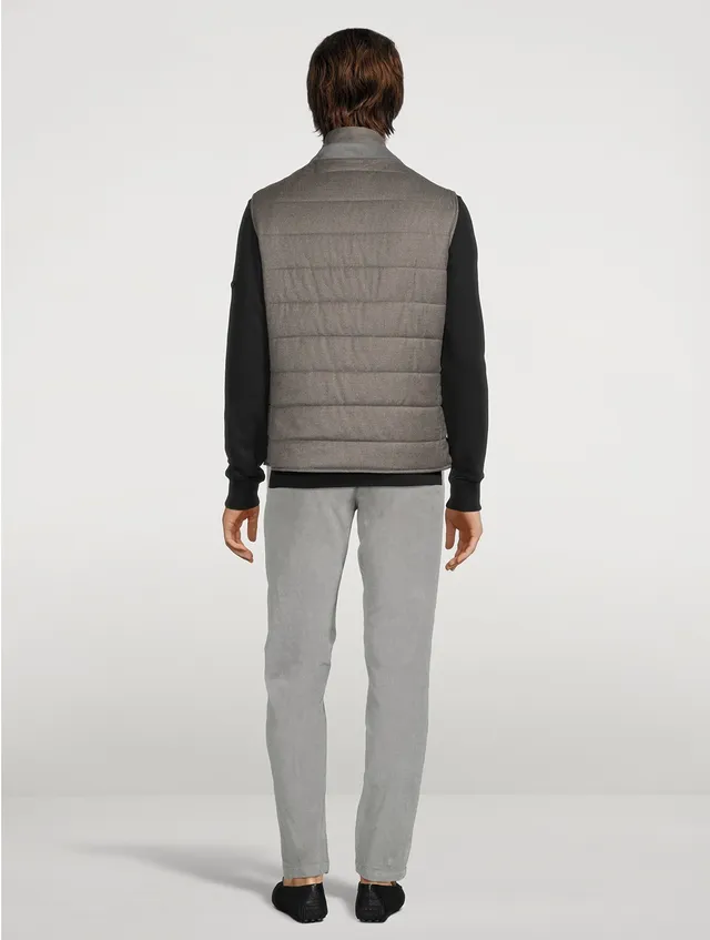 ELEVENTY Wool And Cashmere Reversible Vest