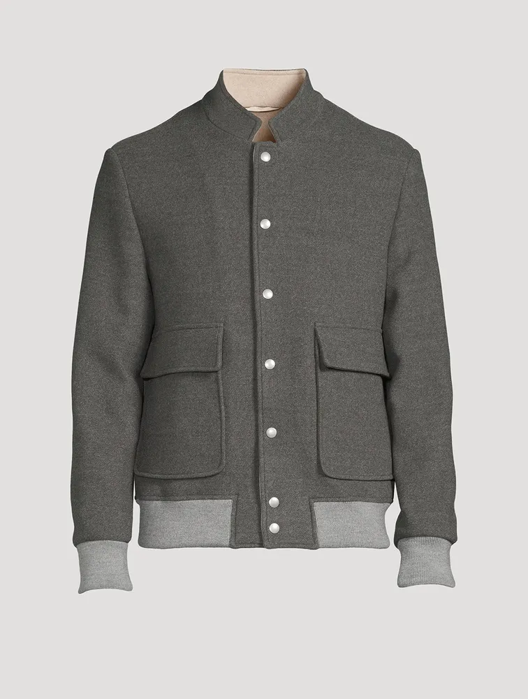 Wool Bomber Jacket