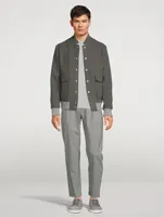 Wool Bomber Jacket