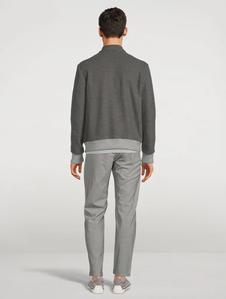 Wool Bomber Jacket