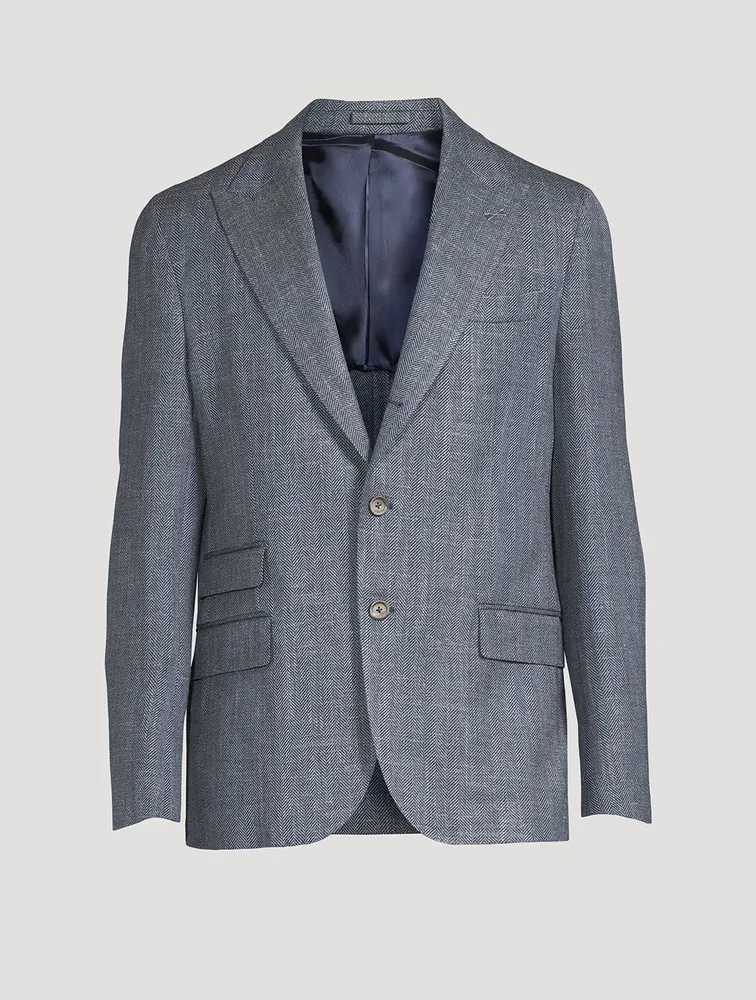 Wool Silk And Linen Jacket