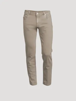 Cotton Stretch Slim-Fit Jeans