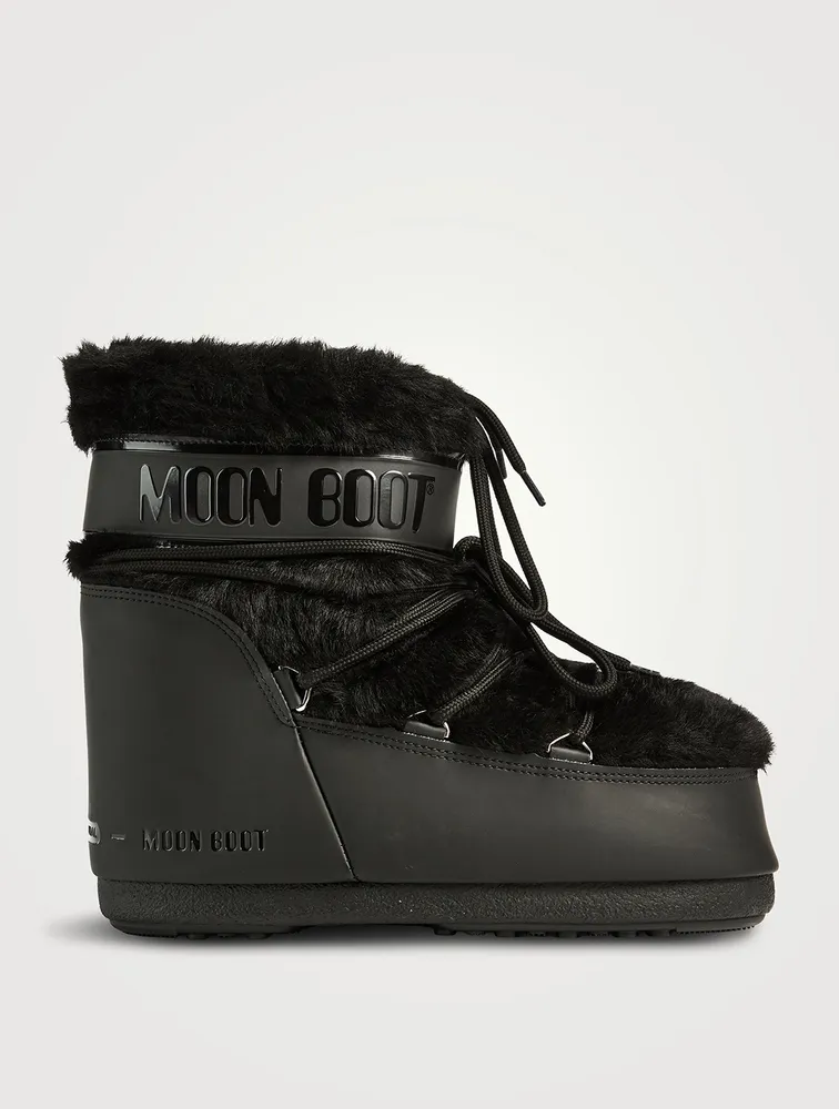 Icon Low Faux Fur Ankle Boots