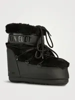 Icon Low Faux Fur Ankle Boots