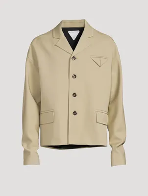 Grain De Poudre Wool Stretch Jacket