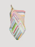 One-Shoulder One-Piece Swimsuit