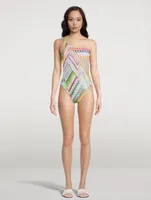 One-Shoulder One-Piece Swimsuit