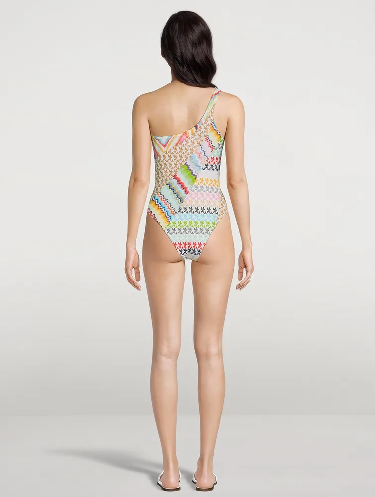 One-Shoulder One-Piece Swimsuit
