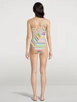 One-Shoulder One-Piece Swimsuit