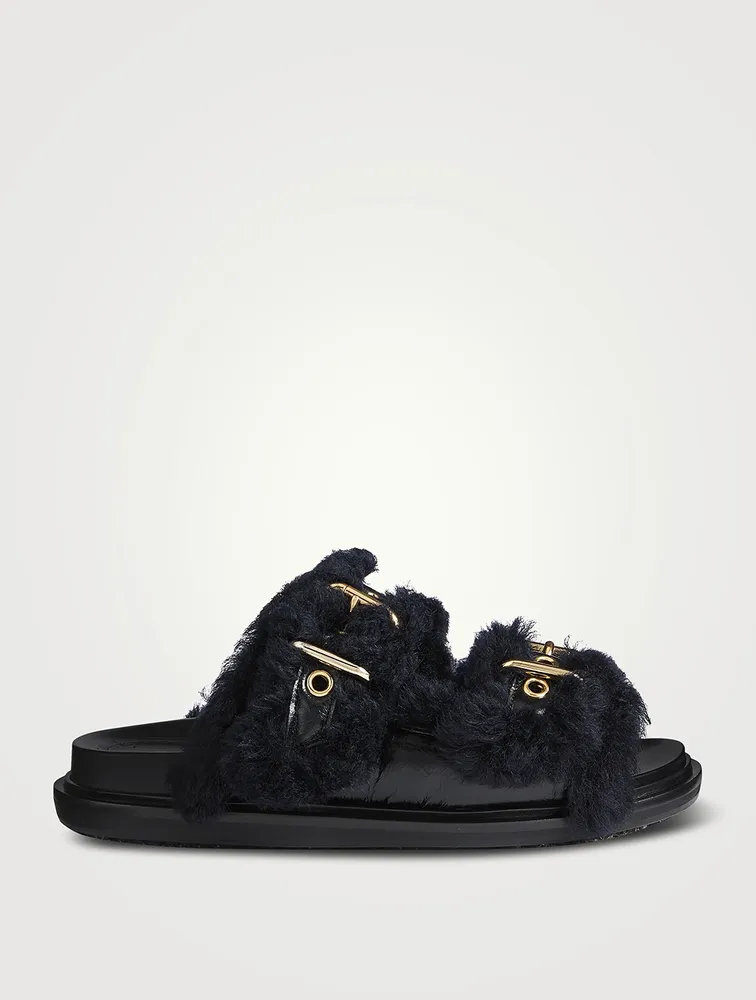 Fussbett Shearling Slide Sandals