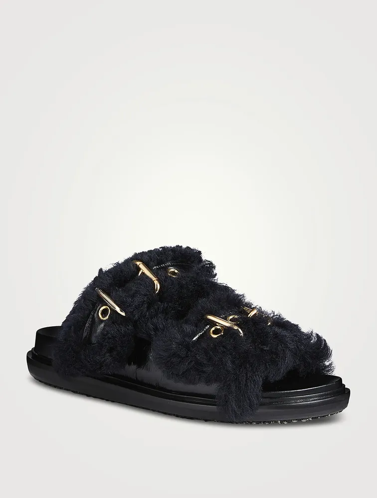 Fussbett Shearling Slide Sandals