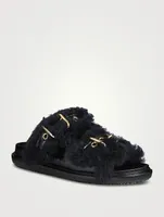 Fussbett Shearling Slide Sandals