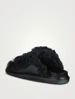 Fussbett Shearling Slide Sandals