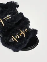 Fussbett Shearling Slide Sandals