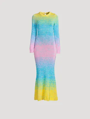 Rowen Ombré Crochet Maxi Dress