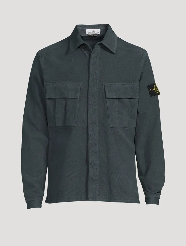 Cotton Stretch Overshirt