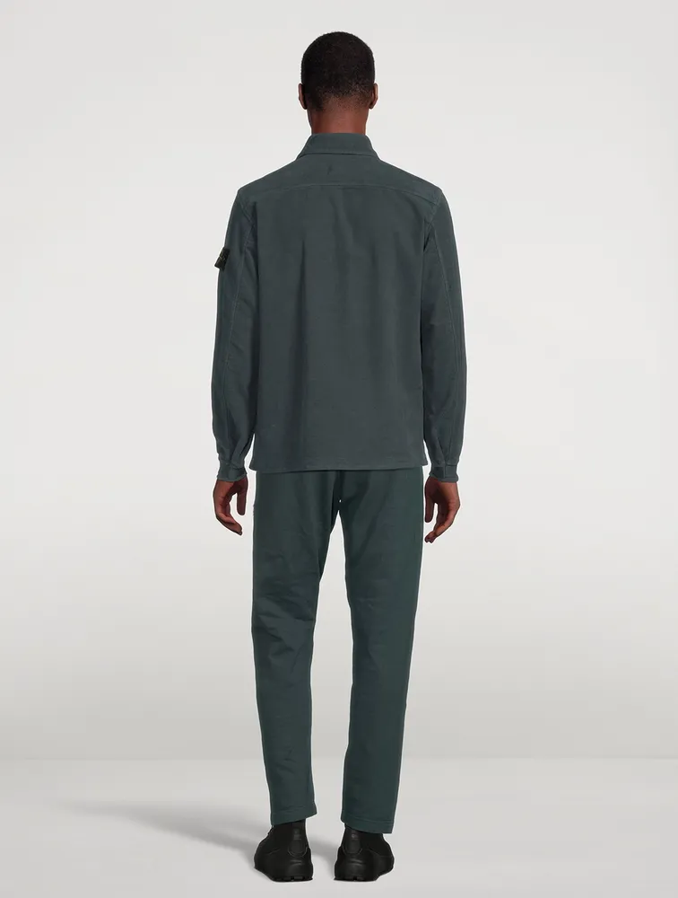 Cotton Stretch Overshirt