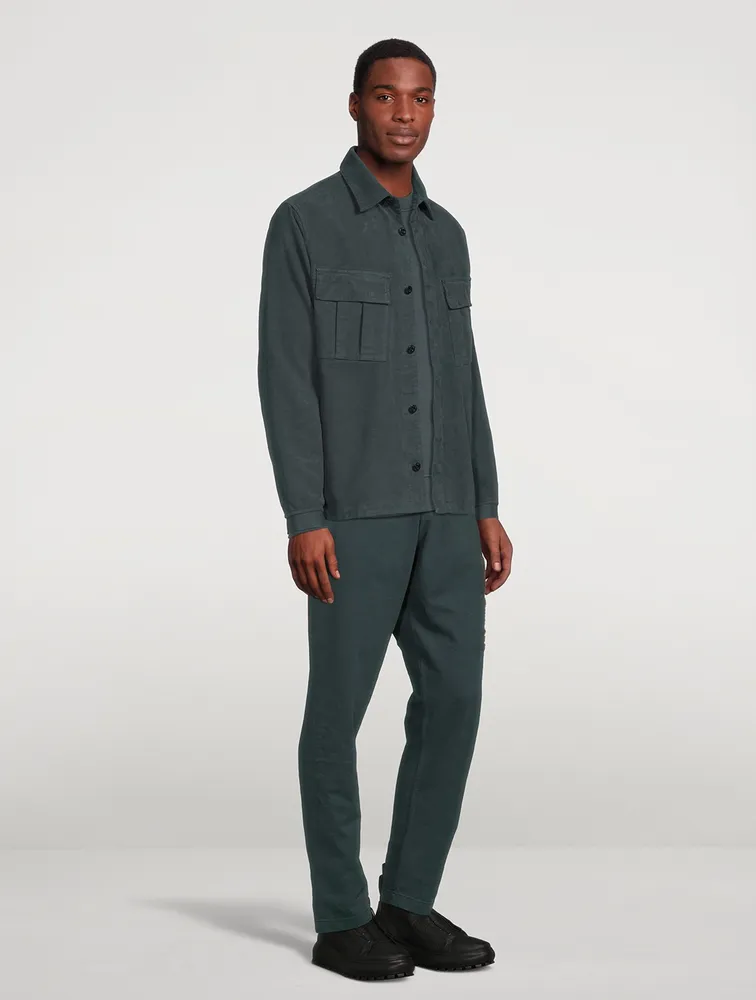 Cotton Stretch Overshirt