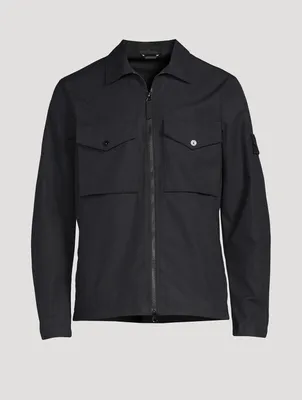 O-Ventile Ghost Cotton Zip Overshirt