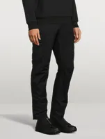 Cotton Gabardine Stretch Cargo Pants