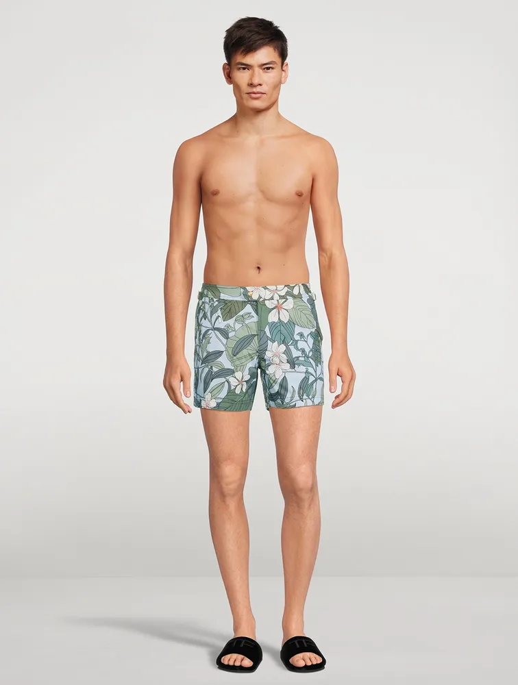 Swim Shorts Tropical Floral Print