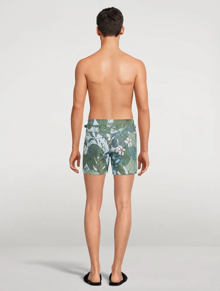 Swim Shorts Tropical Floral Print