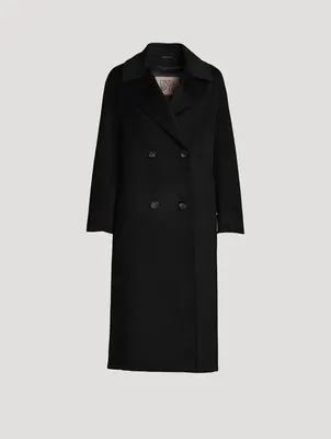 Monsieur Double-Breasted Cashmere Coat
