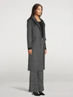 Monsieur Single-Breasted Cashmere Coat