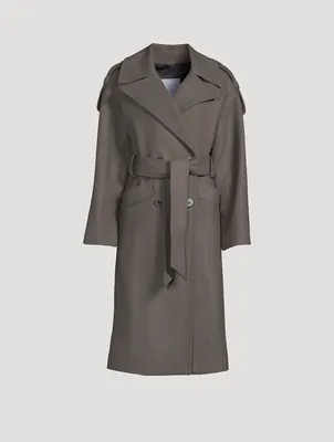 Wool And Cashmere Trench Coat