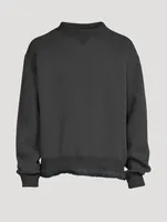 Crewneck Sweatshirt With Drawstring