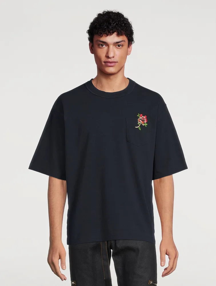 Cotton T-Shirt With Embroidery