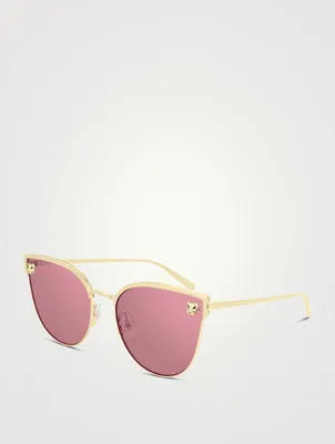 Panthère De Cartier Cat Eye Sunglasses