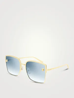 Panthère De Cartier Square Sunglasses