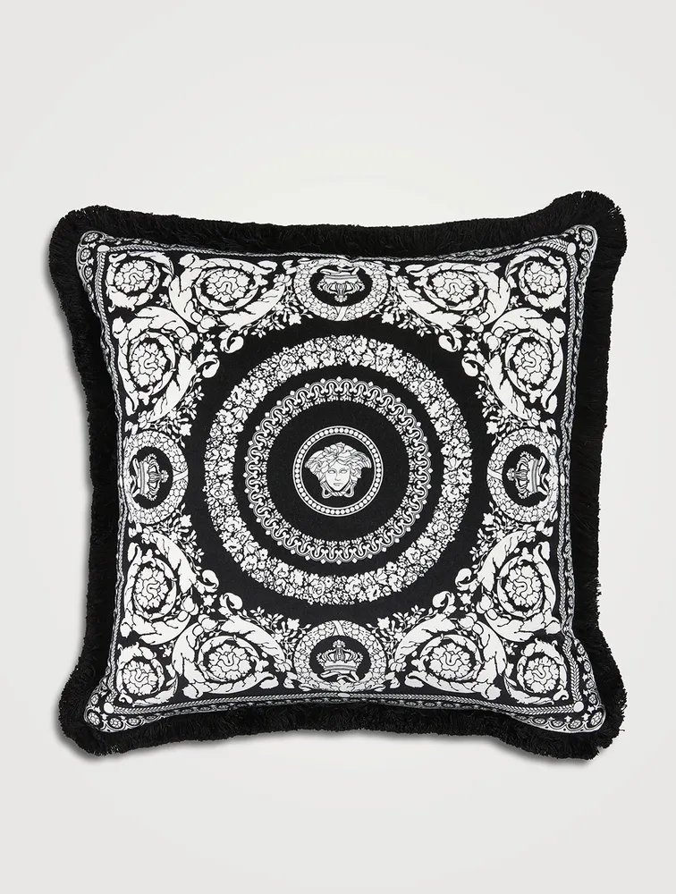 Velvet Throw Pillow In Baroco Print
