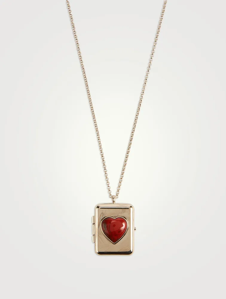 Ninna Heart Locket Necklace