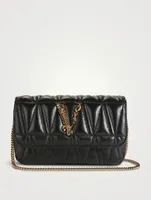 Small Virtus Leather Shoulder Bag