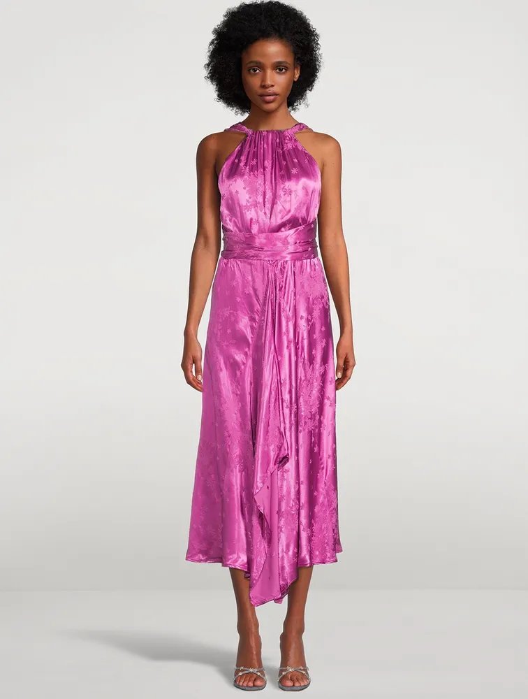 Juniper Satin Midi Dress