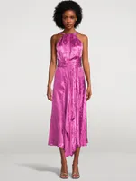 Juniper Satin Midi Dress