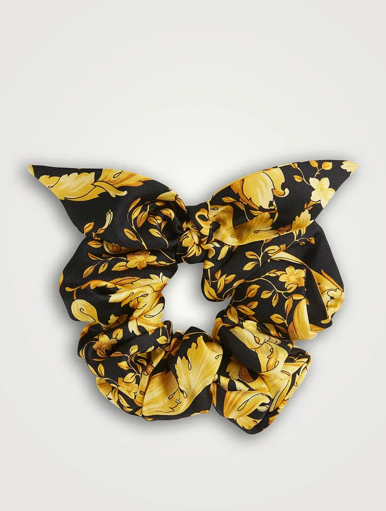 Silk Scrunchie In Barocco Print