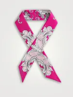 Silk Scarf In Barocco Print