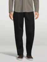 Christopher Gabardine Cotton Pants