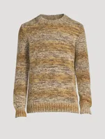 Sigfred Space Dye Wool And Alpaca Sweater