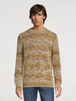 Sigfred Space Dye Wool And Alpaca Sweater