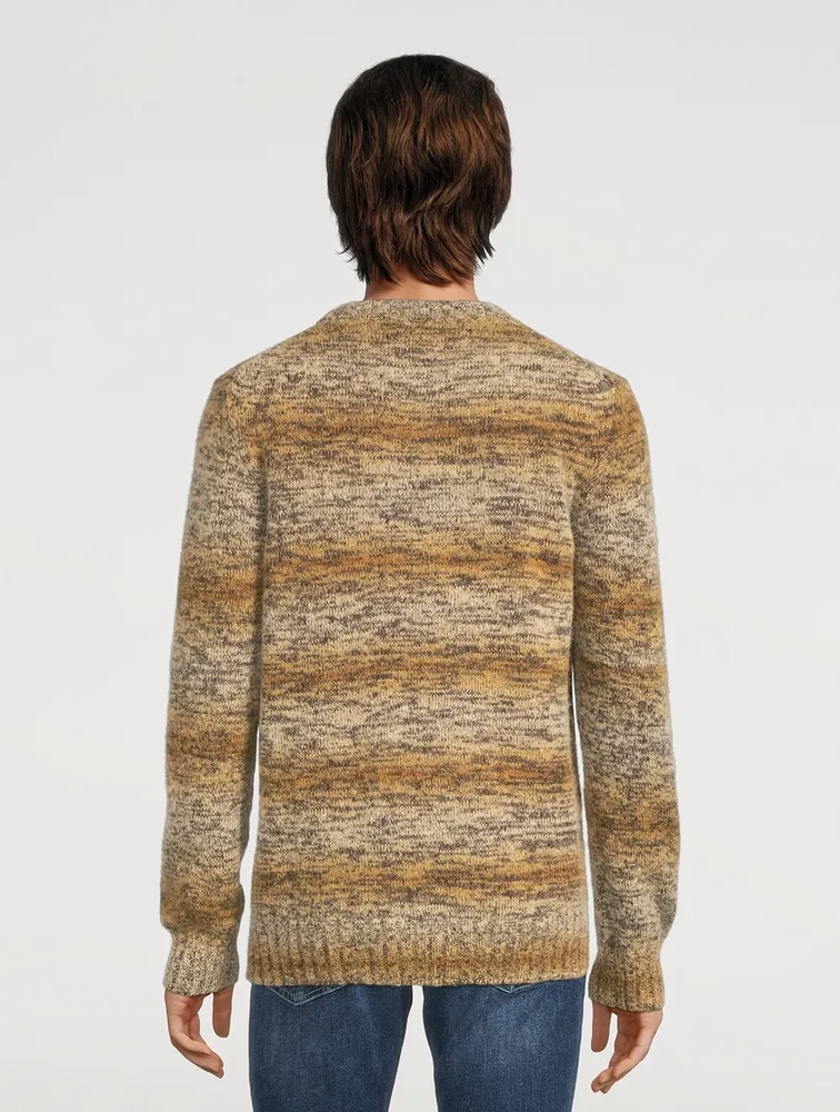 Sigfred Space Dye Wool And Alpaca Sweater