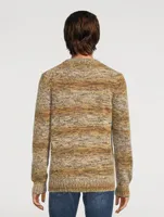 Sigfred Space Dye Wool And Alpaca Sweater