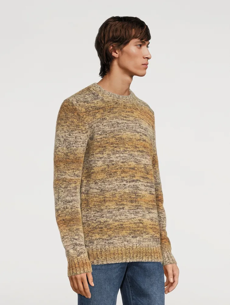 Sigfred Space Dye Wool And Alpaca Sweater