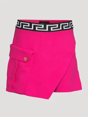 Greca Stretch Shorts