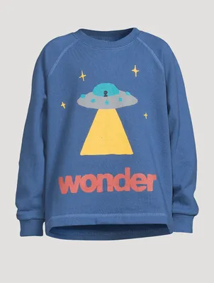 Space Cotton Raglan Sweatshirt